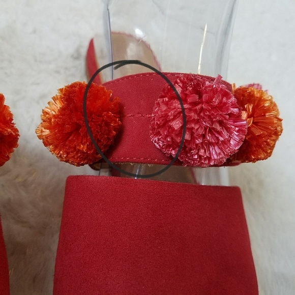 Anthropologie Pom-Strapped Slides - Picture 9 of 9